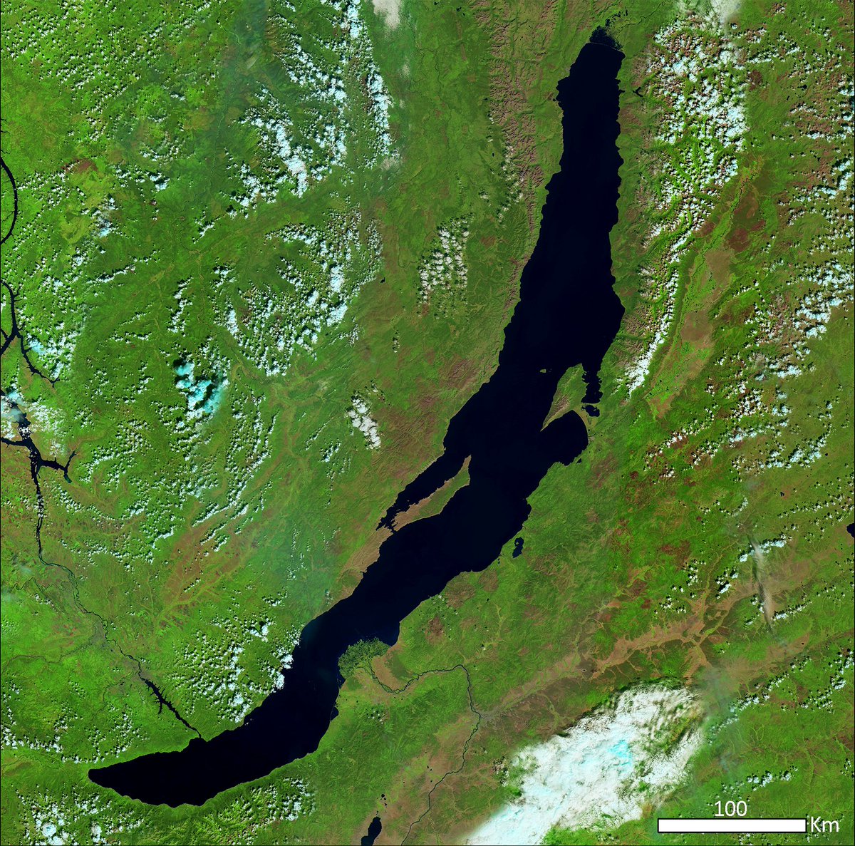 озера на карте фото